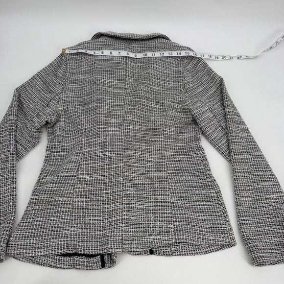 41 Hawthorn Blazer Womens L Black White Boucle Jacket Career Classic Office NWT - Picture 11 of 11